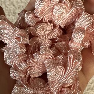 2” Chinese frog knot closure - 10 Pairs pale pink